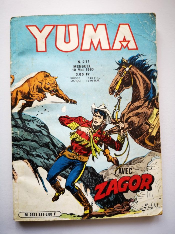 YUMA N° 211 ZAGOR - Pour le drapeau - LUG 1980