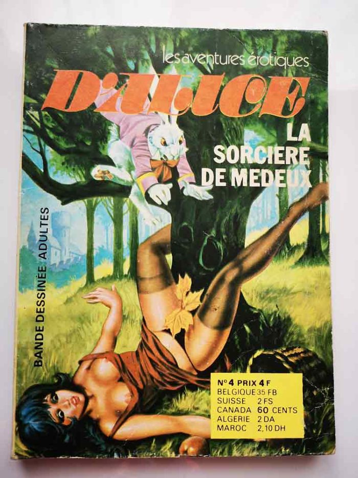 BD Les Aventures Erotiques d'Alice N°4 - La sorcière de Medeux - France Sud 1976